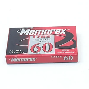 Vintage Memorex dBS 60 Cassette Tape (1997) - Sealed - Bild 1 von 5