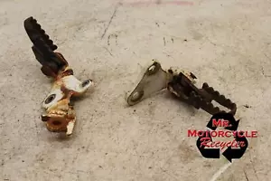 1987 HONDA XR100R XR 100 OEM LEFT RIGHT FOOT RESTS PEGS C8 - Bild 1 von 7