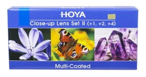 HOYA HMC +1/+2/+4 Close up Set II 46,49,52,55,58,62,67,72,77,82 Nahlinsen Makro - Picture 1 of 4
