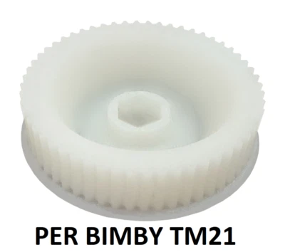 Primo ingranaggio per cinghia dentata Vorwerk Bimby Thermomix TM 21 TM21 - Imagen 1 de 4