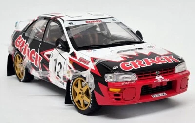 Sunstar 1/18 Subaru Impreza 555 Belgian Ypres Westhoek Rally 1998 Model Car - Image 1 of 4