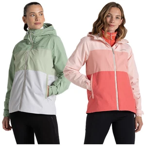 Craghoppers Damas Kora Chaqueta Impermeable Cremallera Completa Abrigo con Capucha Senderismo Caminar - Imagen 1 de 7