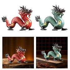 Traditional Chinese Porcelain Dragon Statue New Year Ornament, Ceramics Mystery