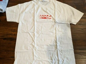 SUPREME BOX LOGO 2011 JAPAN RELIEF TEE T SHIRT WHITE sz L LARGE ss11 rising sun - Picture 1 of 5