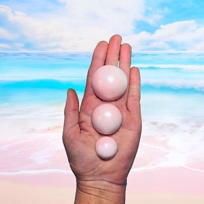 TRES (3) burbujas de tiza - ROSA nacarado Foto 1 de 3