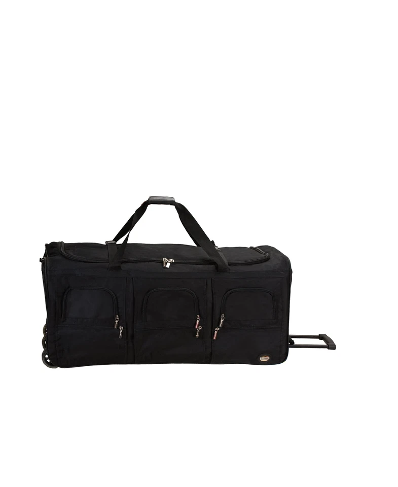 Rockland PRD340 40" Luggage Travel Rolling Duffel Bag - Black (PRD340-BLACK)
