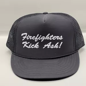 Lustige Mütze Feuerwehr Kick Ash Trucker-Stil Schaumstoff Netz hinten Druckknopflasche verstellbar - Bild 1 von 10