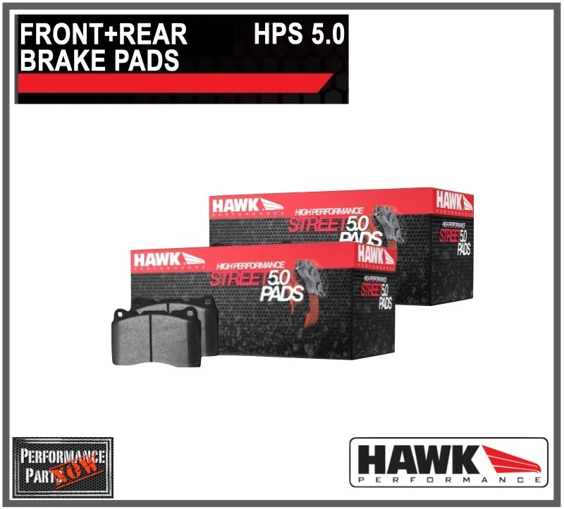 Pastillas de freno delanteras y traseras Hawk HPS 5.0 BMW 335d 335i 335is 335xi X1 E90 E92 335 Foto 1 de 1