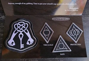 2021 SKYRIM Thieves Guild Iron-On Patch Set, 4 Patches - Picture 1 of 3