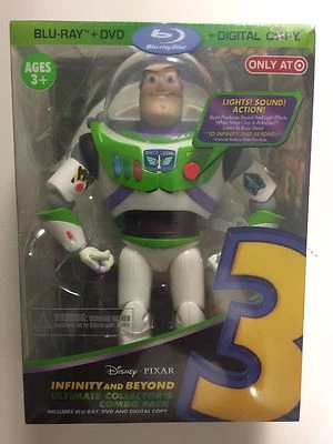 Toy Story 3 (Blu-ray/DVD, Digital HD, 2010, 4-Disc) NEW Target w/Buzz Lightyear - Image 1 of 2