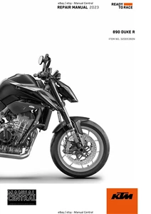 KTM 2023 - 890 DUKE R  - WORKSHOP SERVICE MANUAL REPRINTED - Picture 1 of 6