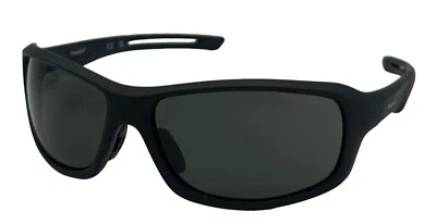 Gafas de sol Timberland para hombre envoltura de plástico negro mate, lente verde TB7275. 2N Foto 1 de 4