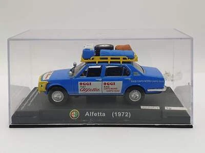 Alfa Romeo Alfetta 1972 Edicola 1/43 oggi Raid Capo Nord Con Scatola - Immagine 1 di 4