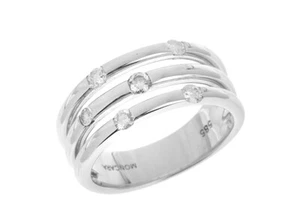 Moncara Ring 14kt Weißgold 7,3g Diamanten 0,30ct - Bild 1 von 2