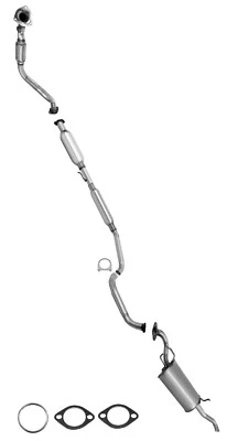 Sistema de silenciador de escape de tubo delantero se adapta a: Chevy Aveo 2004-2008 1,6 L Foto 1 de 4