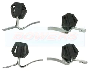 Set of 4x Jokon Rear Tail Light Lamp Black Bulb Clips Caravan Motorhome - Picture 1 of 2