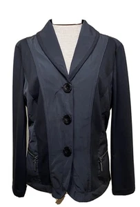 Chaqueta Blazer CHICOS Negra Mangas Largas Bolsillos Frontales Talla 2 - Imagen 1 de 11