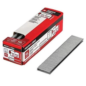 PORTER-CABLE Narrow Crown Staples, 1-Inch, 18 GA, 1000-Pack (PNS18100-1) - Picture 1 of 1