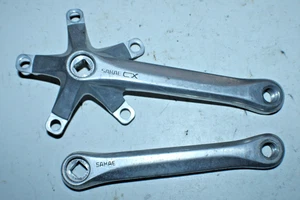 Sakae CX Triple Crankset 170mm BCD104/64 JIS Silver MTB Gravel Fast USA Shipping - Picture 1 of 8
