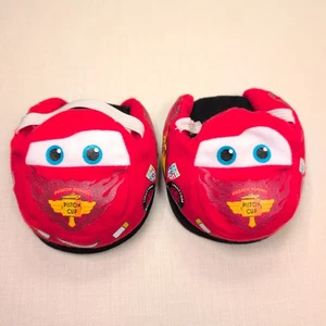 Build-A-Bear Red Lightning McQueen Slippers Disney Cars Piston Cup Shoes - Picture 1 of 4