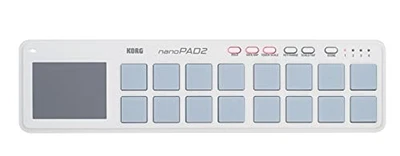 KORG classic USB MIDI controller NANOPAD2 WH White Velocity compatible 16 -pad - Image 1 of 4