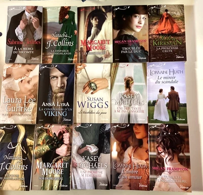 LOT de 58 livres VICTORIA poche roman romantique amour livre poche - Photo 1/4
