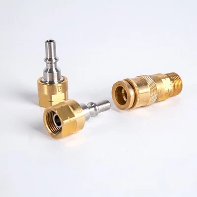 Gazcamp Schnellkupplung 3/8" inkl. Steckkupplung und 2x Stecknippel