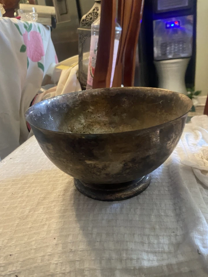 Vintage Paul Revere Reproduction Silver Plated Footed Bowl  - Image 1 of 3