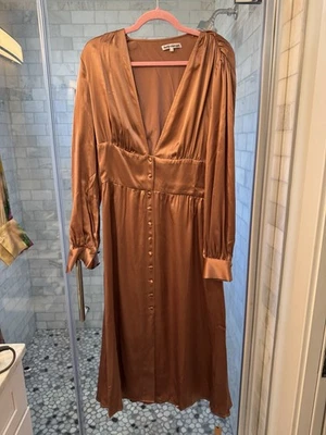 Vestido Reformation Oro Rosa Nuevo con Etiquetas Foto 1 de 4