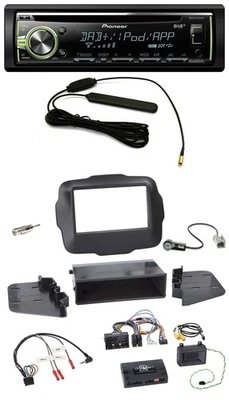 Pioneer MP3 USB CD DAB Lenkrad Autoradio für Jeep Renegade ab 2015 - Bild 1 von 4