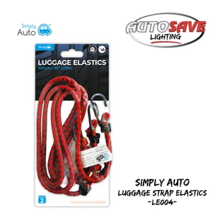 SIMPLEMENTE AUTOMÁTICO - Correas elásticas para equipaje ~ Paquete de 2 100 cm ~ (LE004) **NUEVO EN STOCK** - Imagen 1 de 4
