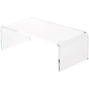 Plymor Clear Acrylic Rectangular Display Riser, 2" H x 6" W x 3" D (1/8" thick) - Picture 1 of 4