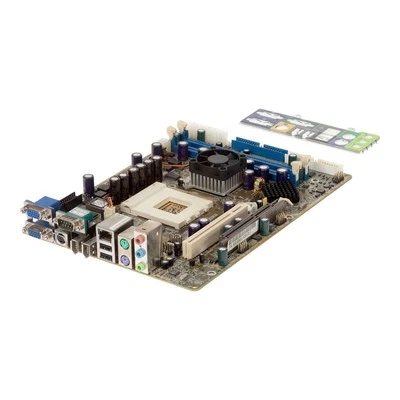Motherboard Shuttle FN41 Socket 462 (A) DDR AGP PCI Flex-Atx for Xpc SN41G2 - Image 1 of 3
