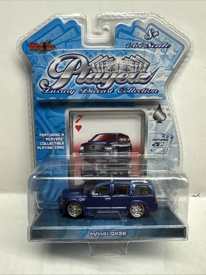 (C6) 1/64 Maisto Playerz Luxury Collection Infiniti QX56 (azul) Oferta de envío LEER Foto 1 de 3