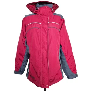 CHAQUETA ABRIGO COLOMBIA Rojo Gris 3 en Uno Mujer Talla Pequeña REGALO - Imagen 1 de 14