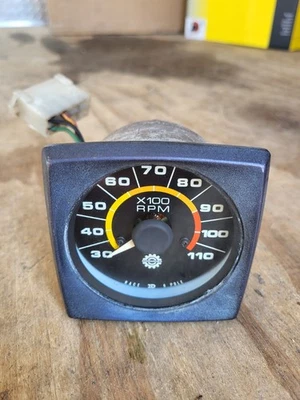 Vintage Skidoo Snopro Snowmobile Blizzard 11,000 Rpm Tachometer Race Tach 6 Pole - Image 1 of 4