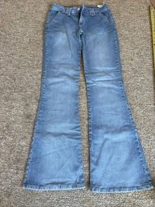 Blue Asphalt Jeans Womens Size 7 Bell Bottom Denim - New With Tag - Picture 1 of 11