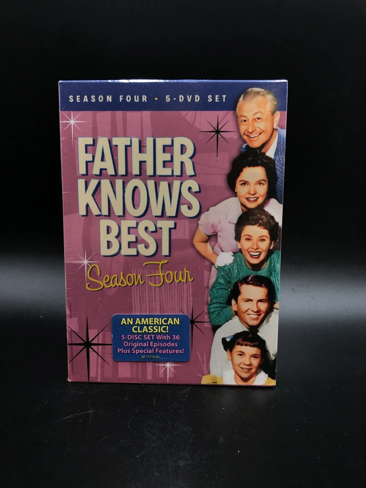 Father Knows Best 1954-1960 TV Series Complete Season Four 5 disc DVD set sealed Foto 1 de 4
