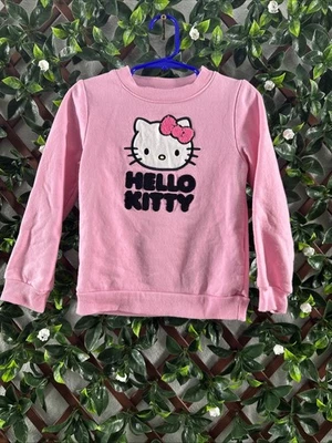 Suéter Hello Kitty rosa para niñas talla 4T Foto 1 de 2