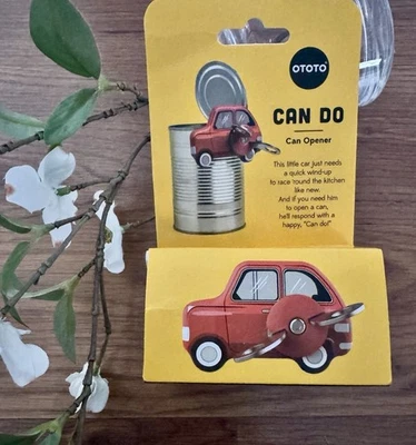 Ototo Can Do “Red Car” 🚗  Manual Can Opener NEW - Image 1 of 4