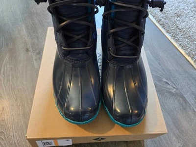 Sperry Saltwater Puff Sider Women's 6 Saltwater Core Duck Boot - Navy sts86707 - Image 1 of 4