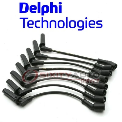 Delphi Spark Plug Wire Set for 2007 Chevrolet Silverado 3500 Classic 8.1L V8 br - Изображение 1 из 4