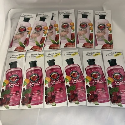 Clairol Herbal Essences Fruit Fusions Revitalizing Shampoo Conditioner Packs Vtg - Image 1 of 4