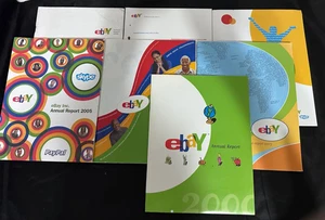 Lot of 7 New Ebay annual Reports 2000, 2003, 2004, 2005, 2007, 2008, 2009 - Picture 1 of 1