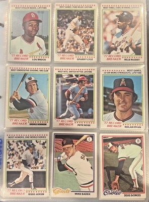 Juego completo de béisbol Topps 1978 726 en forma excelente ¡casi nuevo!  ¡Muchos "vending crujientes"!! Foto 1 de 4