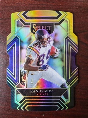 2021 Panini Select #237 Randy Moss Black and Gold Prizm Die Cut - Image 1 of 2