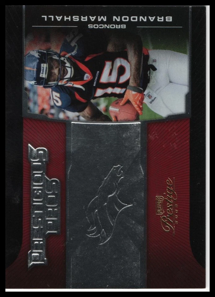 2008 Donruss Playoff Prestige Brandon Marshall /750 #PPR-20 Denver Broncos - Image 1 of 2