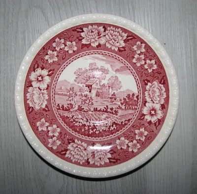 Vintage V & B Rusticana Rojo Transferware Villeroy & Boch Alemania PLATILLO 6" Foto 1 de 3