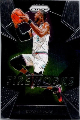 2018-19 Panini Prizm #8 Dwyane Wade Fireworks - Image 1 of 2