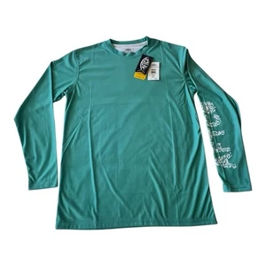 AFTCO Youth Jigfish LS UV Protection Shirt Sz XL Dark Green - Picture 1 of 4